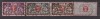 GERMANIA DANZIC 1923 MI. 119-122 STAMPILAT