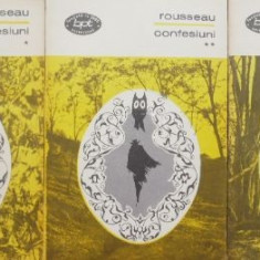 Confesiuni (3 volume) - Jean-Jacques Rousseau