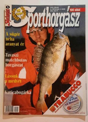 Revista Sporthorgasz folyoirat - 2002, majus (pescuit sportiv, maghiara) foto