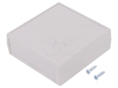 Carcasă ABS neagră cu panou 1593, 66mm x 140mm x 28mm foto