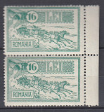 ROMANIA 1932 LP 103 - 30 DE ANI DE LA INAUGURAREA PALATULULUI PTT PERECHE MNH