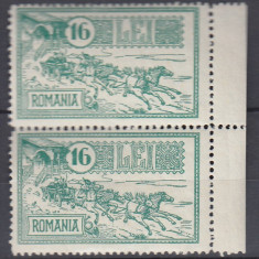 ROMANIA 1932 LP 103 - 30 DE ANI DE LA INAUGURAREA PALATULULUI PTT PERECHE MNH