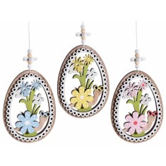Set 3 oua decorative Paste 9x12.5 cm