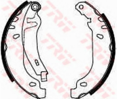 Set saboti frana RENAULT CLIO I (B/C57, 5/357) (1990 - 1998) TRW GS8211 foto