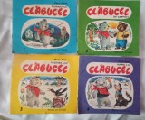 Set 4 carti -Curajosul Clabucel / Clabucel in Carpati / Iarna lui Clabucel / Veghea lui Clabucel -Maria Zetea /ilustratii : Ecaterina Draganovici