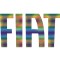 Sticker Auto Personalizat , zFiat Text, , Autocolant Rezistent