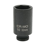 Cheie tubulara de impact lunga 32 mm, 1/2 inch, Cr-Mo, Breckner Germany