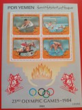 YEMEN, SPORT LOS ANGELES - BLOC MNH
