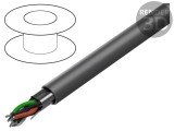 Cablu ecranat 6x2x24AWG, PVC