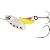 Rotativa Grub Spinners Nr.0 2.2g SINKING Silver Red Yellow