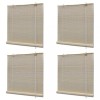 Jaluzele Bambus Natural Rulou 120x160cm, Set 4 Bucati