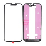 Geam cu Rama + OCA iPhone 14 Negru (Black) - Inlocuire Ecran