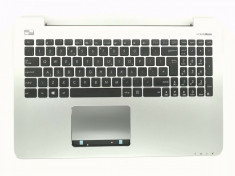 Carcasa superioara cu tastatura palmrest Laptop, Asus, K555L, US, Second Hand foto