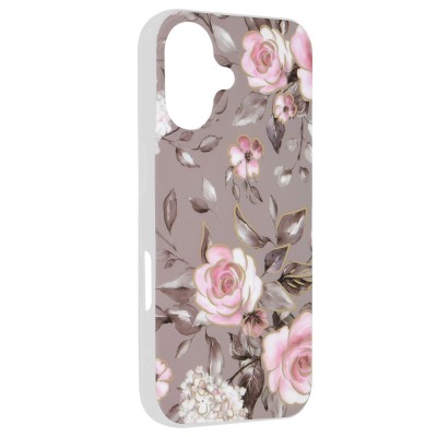 Husa iPhone 16 Plus Techsuit Marble, Bloom of Ruth Gray foto