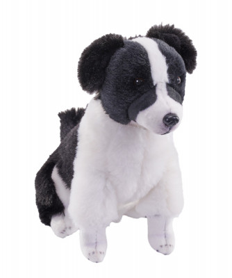 Caine de salvare cu sunet BORDER COLLIE - Jucarie Plus Wild Republic 14 cm foto