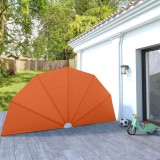 Cumpara ieftin Copertină laterală pliabilă de terasă, cărămiziu, 200 cm