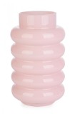 Cumpara ieftin Vaza flori sticla roz Marny 15x25 cm