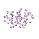 Pietre rotunde 2 mm - violet deschis 50 buc, INGINAILS
