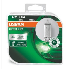 SET 2 BECURI 12V H7 55 W ULTRA LIFE OSRAM