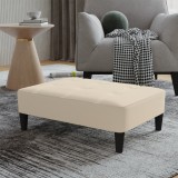 Cumpara ieftin Taburet, crem, 78x56x32 cm, catifea