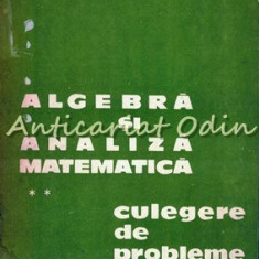 Algebra Si Analiza Matematica. Culegere De Probleme II - D. Flondor