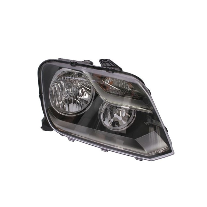 Far VW Amarok (N817), 01.2013-, partea Dreapta, electric, tip bec H15+H7, cu motoras, Depo