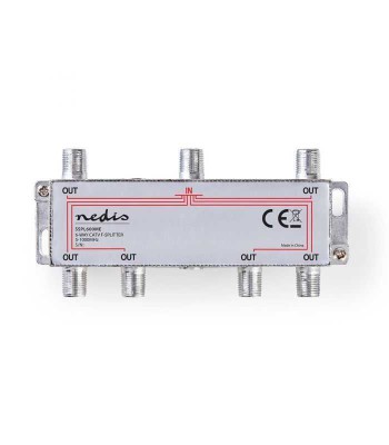 Splitter distribuitor semnal TV Nedis 6 cai 5-1000Mhz 10dB Max foto