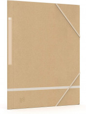 Mapa Carton Reciclat, Cu Elastic Pe Colturi, Oxford Touareg - Kraft/alb foto