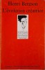L&#039;evolution creatrice - Henri Bergson, Carte Filosofie