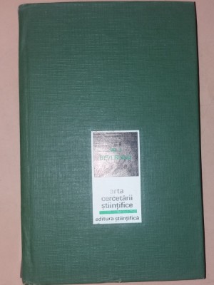 W. I. BEVERIDGE - ARTA CERCETARII STIINTIFICE {1968} foto