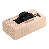 Manusi nitril nepudrate Cupio Black - set 100 - S