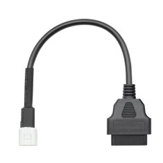 Cablu Adaptor De Diagnosticare Techstar&reg; OBD2 Cu 3 Pini La 16 Pini Pentru Motociclete Yamaha