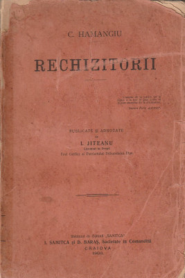 G. HAMANGIU - RECHIZITORII ( 1908 ) foto