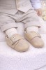 Pantofi eleganti crem cu catarama (Marime Disponibila: 9-12 luni (Marimea 20