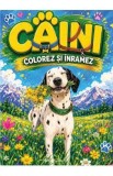 Carte Caini. Colorez si inramez, Format A4, Carti pentru Copii Educative, Ilustratii Alb-Negru