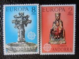 Andorra Spaniola--Europa CEPT-serie completa-nestampilate, Nestampilat