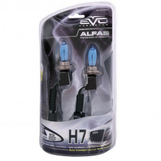 Set 2 becuri auto cu halogen pentru far EVO Formance Alfas H7 12V 85W 4300K albastru/blue AutoDrive ProParts