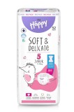 Scutece Happy Soft &amp; Delicate 11-18 kg Junior Marimea 5, 52 bucati, Bella Baby