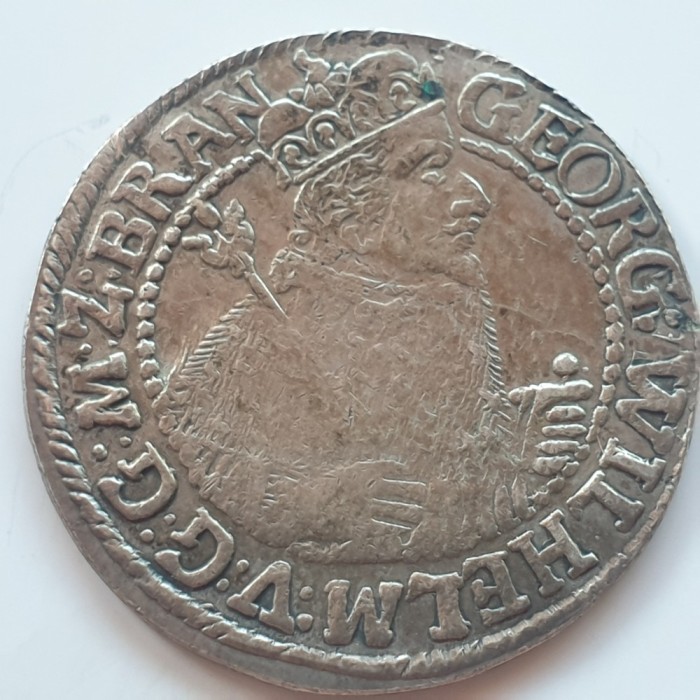 Brandenburg - Prusia 1/4 Thaler/ Taler/ ORT 1623 /K&ouml;niqsberq/Caliningrad George William argint