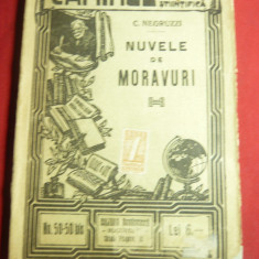 C.Negruzzi- Nuvele de Moravuri -interbelica Colectia Caminul 50-50bis , 96 pag