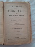 Biblie veche 1897 Germana Martin Luther