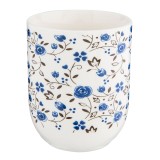 Cumpara ieftin Set 12 cani portelan Flowers 6x8 cm, 100 ml