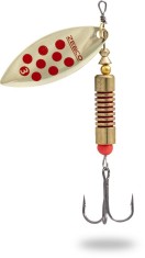 Lingurita Rotativa Zebco 12g Trophy Z-River No. 3 gold/red dots sinking