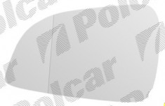 Geam oglinda Opel Astra H, 04.2007-12.2012 Stanga, Crom, Fara incalzire, Asferica, BestAutoVest 5510541E, cu banda adeziva foto