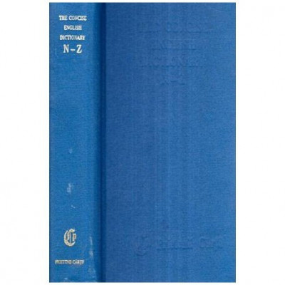 - The Concise English Dictionary N-Z vol.II - 116887 foto