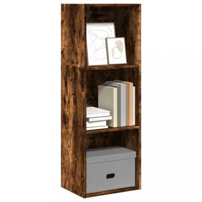 vidaXL Bibliotecă, stejar fumuriu, 40x30x114 cm, lemn prelucrat 857871 foto