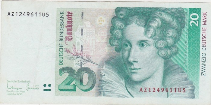 GERMANIA 20 MARCI MARK 1993 VF