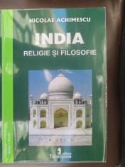 India religie si filozofie Nicolae Achimescu foto