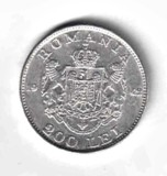Moneda Argint Romania 200 Lei 1942, Stare Foarte Buna - Numismatica