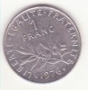Franța 1 franc 1976, Europa, Nichel